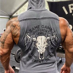 Project Rock Same Game Same Hell Snake Sleeveless M Hoodie